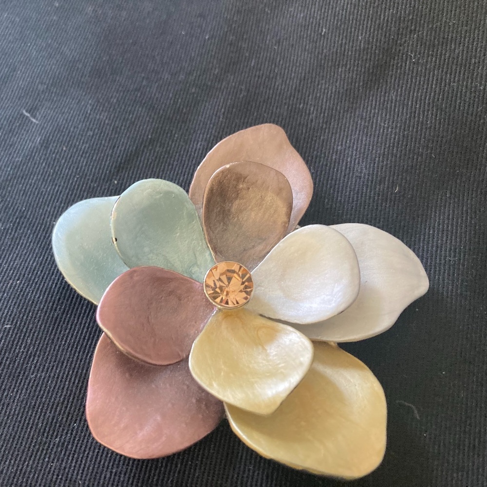 Flower Brooch or necklace pendant